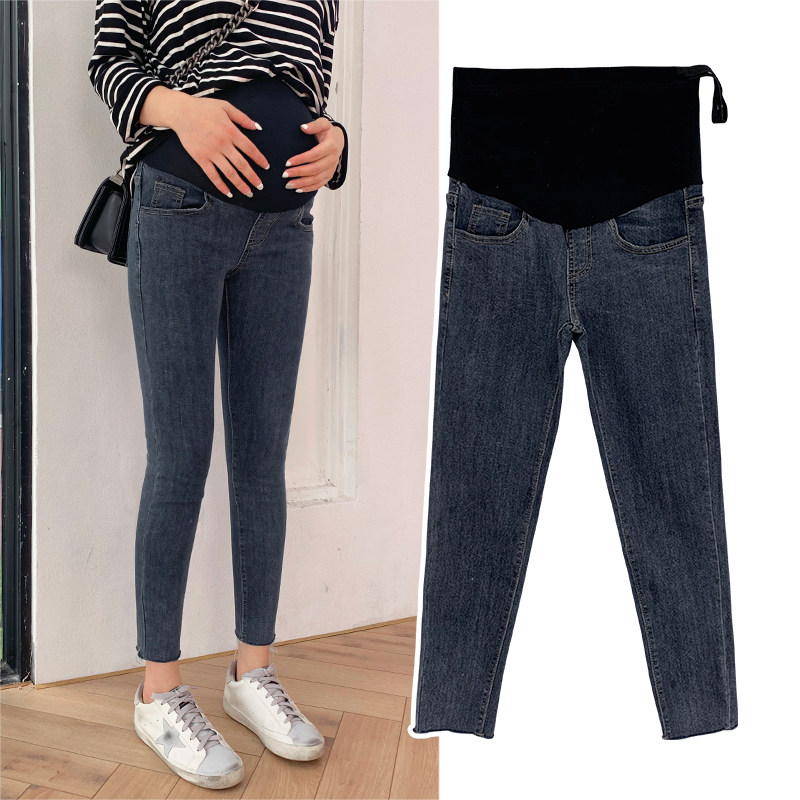 孕妇裤子春秋外穿时尚款弹力打底裤 夏娜莎孕妇打底裤
