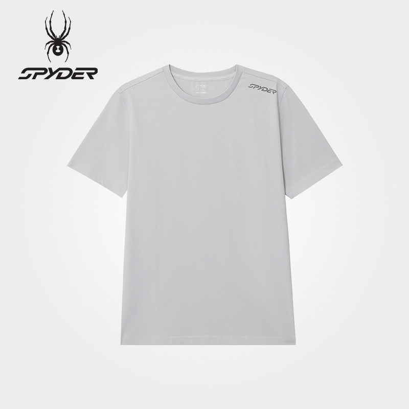 SPYDER蜘蛛春夏男水香玉汗布抗菌凉感百搭短袖圆领T恤02TE26103KM,淘宝优惠券,粉丝福利购,淘宝优惠卷