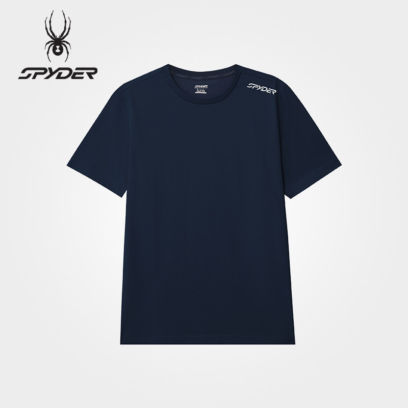 SPYDER蜘蛛春夏男水香玉汗布抗菌凉感百搭短袖圆领T恤02TE26103KM,淘宝优惠券,粉丝福利购,淘宝优惠卷