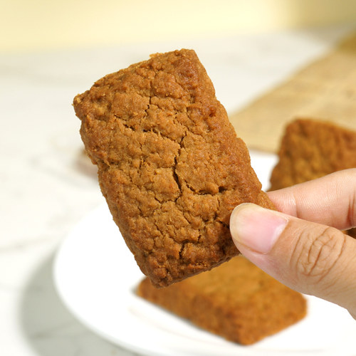 一闻一食黄油咖啡酥生椰拿铁味饼干蛋黄椰蓉曲奇休闲零食独立包装 - 图0