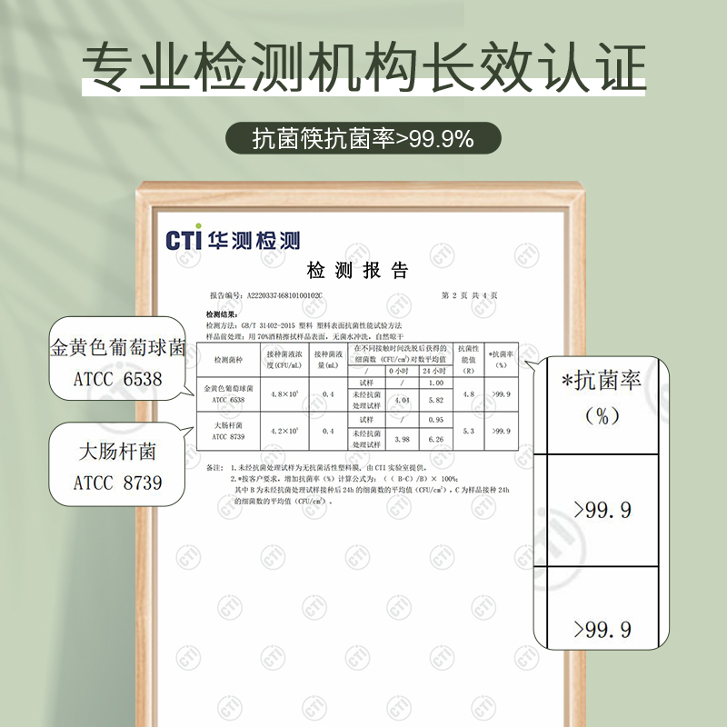 WUC抗菌除霉白银合金筷子高档新款防滑耐高温一人一筷个人专用 - 图3