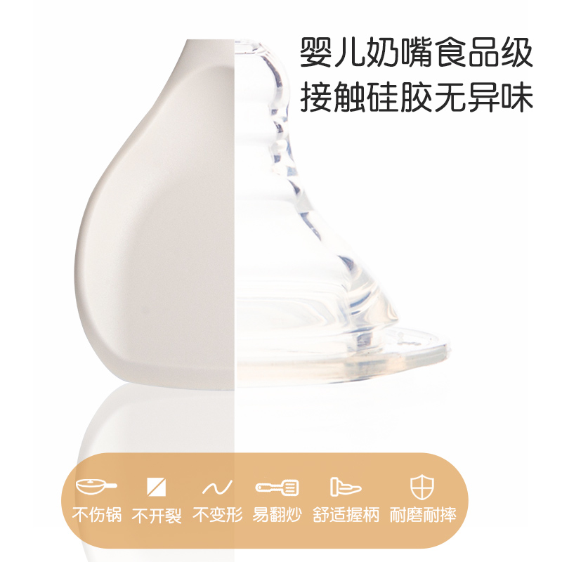 不粘锅家用炒菜耐高温硅胶硅胶铲 wuc锅铲