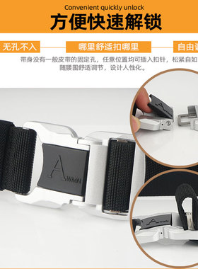 多功能运动休闲风插扣帆布皮带