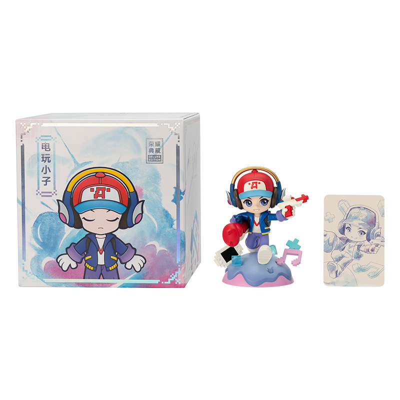 王者荣耀玩偶王者荣耀官方正版 电玩小子 鲁班七号手办周边玩偶二次元潮流摆件