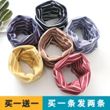 Хлопковый детский демисезонный ветрозащитный шарф, удерживающий тепло осенний шарф-платок для раннего возраста