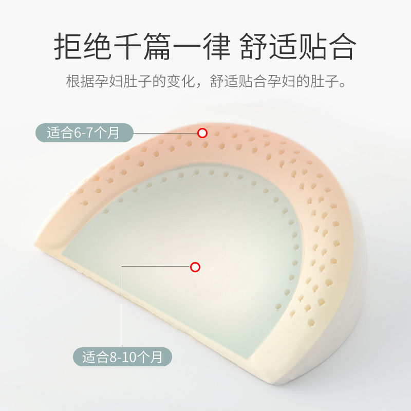 伴心孕妇侧卧枕孕妇枕护腰侧睡枕托腹孕妇枕孕妇侧睡枕枕头乳胶