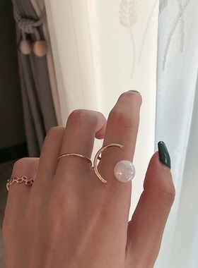 三件套戒指女ins潮个性蹦迪饰品