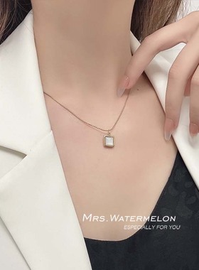 新款潮钛钢小众设计感高级项链