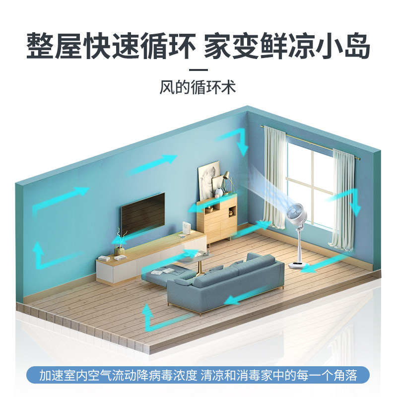  艾美特家居空气循环扇