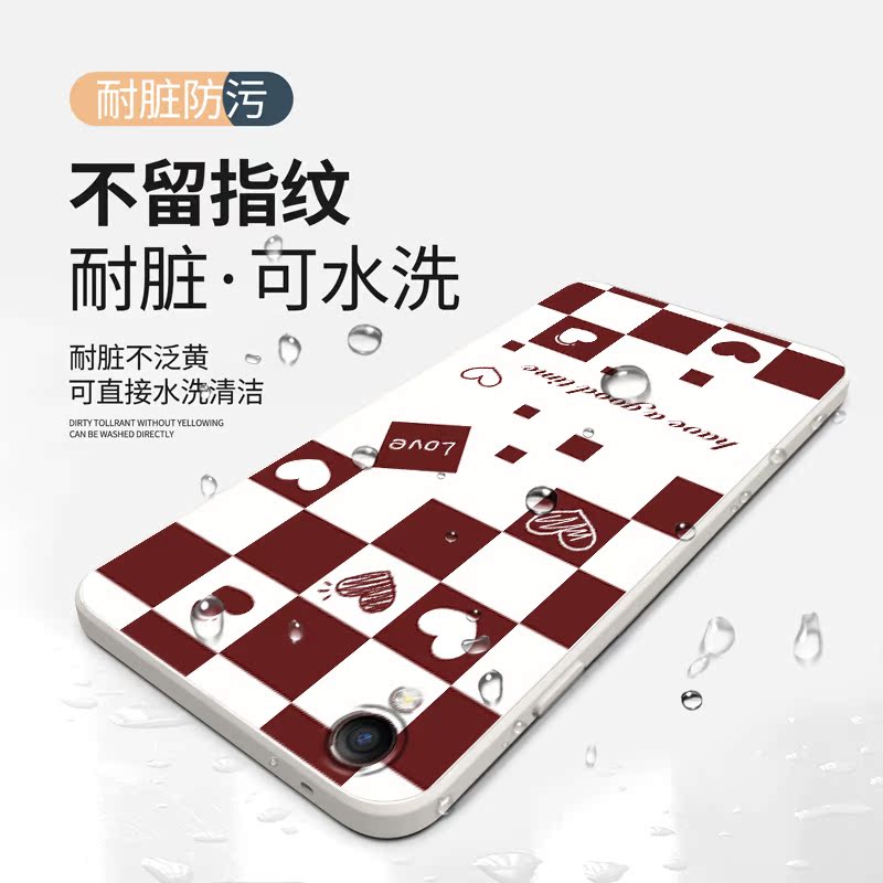 棋盘格适用OPPOR9的手机壳OPPO R9plus硅胶0PP0R9s全包R9splus防摔人9sk软壳女plusma保护套R9tm超薄m女生st - 图2