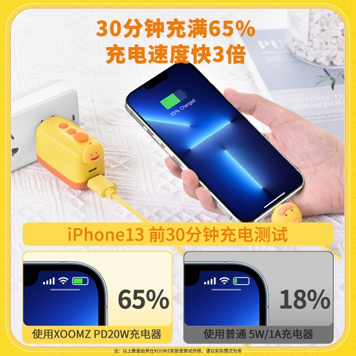 Apple, совместимый iPhone 13, зарядное устройство, поезд с зарядкой, мобильный телефон, складной планшетный штекер, милый комплект, iphone, 20W