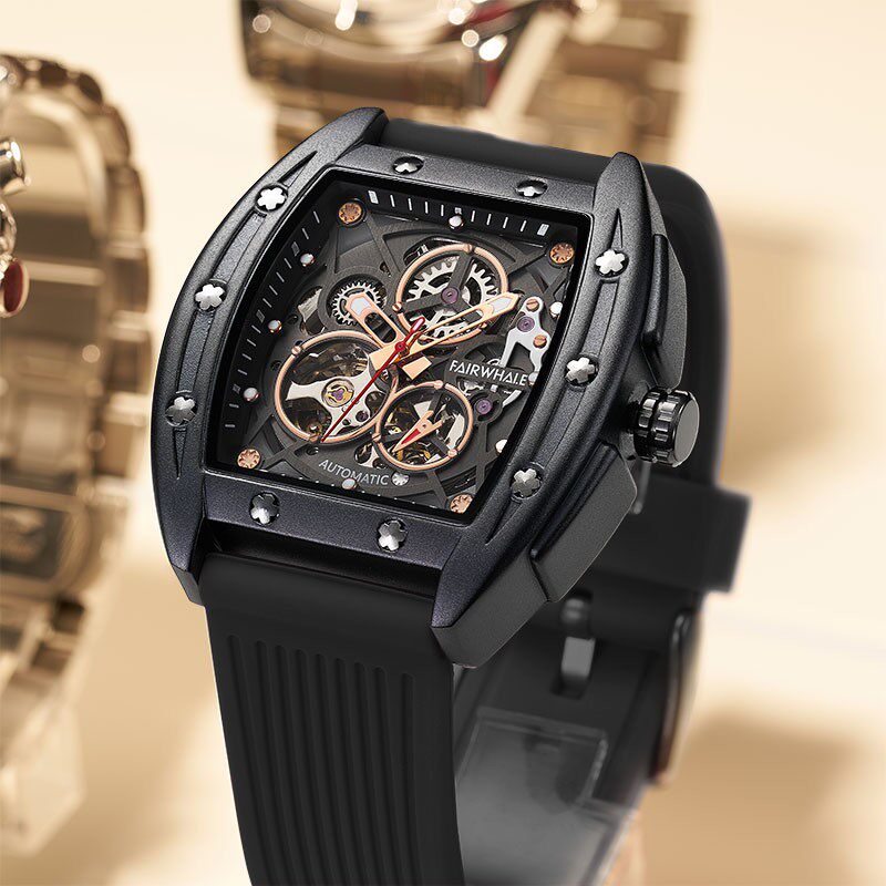 马克华菲男士男款正品牌全机械表 马克华菲手表国产腕表