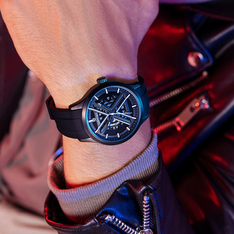 马克华菲新款正品牌全自动机械手表 马克华菲手表国产腕表