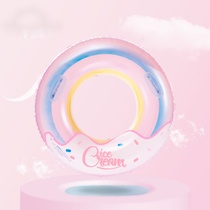 ins swim ring female adult children thickening armpits male swimming gear pool floating toys grown-up wreaths