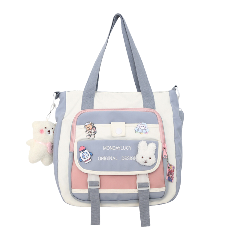 初中学生补习袋女小学生补课斜挎包 圣利威女士包袋