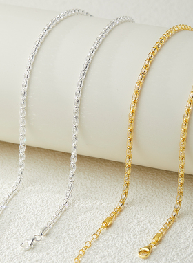 ADHORAS925银灯笼包闪锆INS风气质手链项链送闺蜜送女友生日礼物