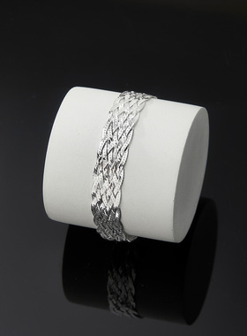 ADHORA【七夕礼物】意大利S925银光身八编手链