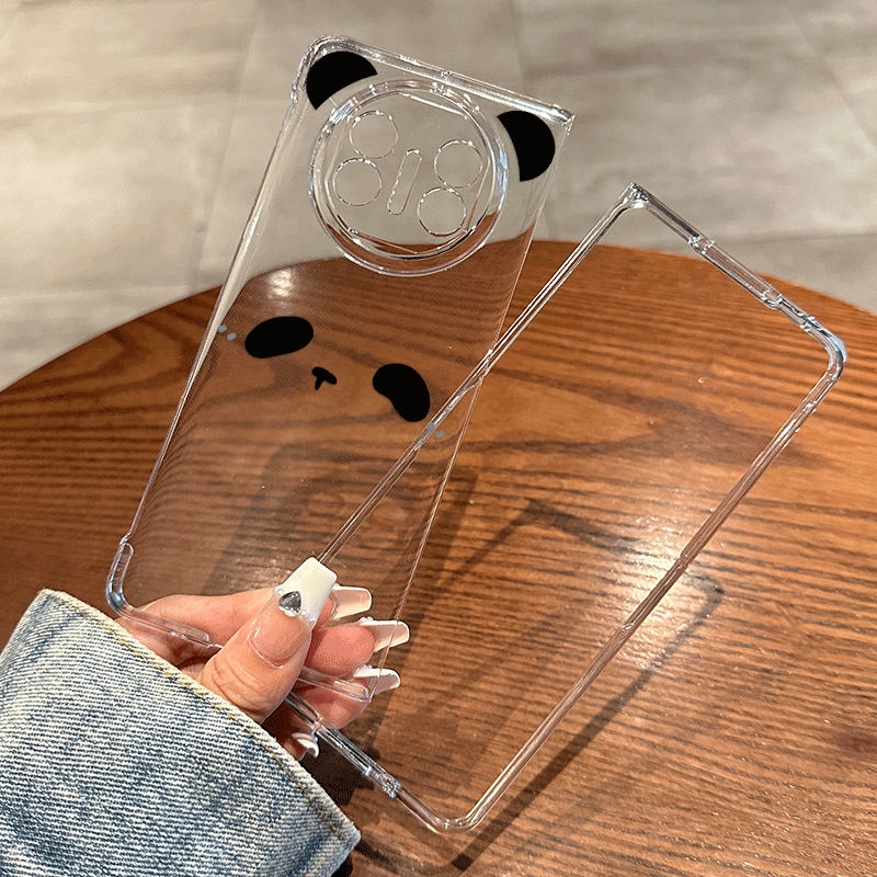 适用华为matex5手机壳可爱熊猫卡通x6典藏版折叠屏镜头全包防摔保护套简约透明创意高档x7情侣萌宠超薄新款,淘宝优惠券,粉丝福利购,淘宝优惠卷