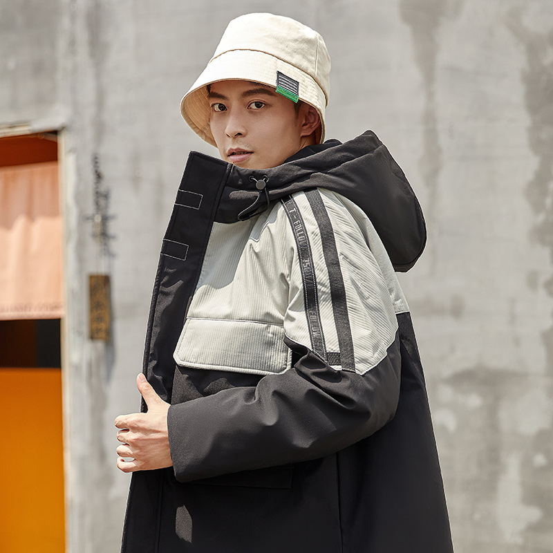 千仞岗 秋冬新款男士羽绒服加厚短款工装连帽宽松潮流派克服 2021 千仞岗 秋冬新款男士羽绒服加厚短款工装连帽宽松潮流派克服 2021
