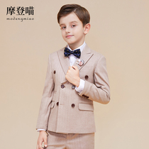 Boys suit suit childrens suit CUHK child flower boy gown to host walking show piano to serve Inron Boys