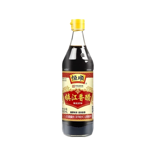 【U先试用】恒顺镇江香醋醋家用食用小瓶醋旗舰店正品500ml*2瓶AP - 图1