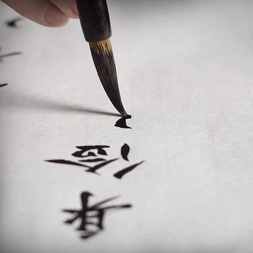 善琏湖笔狼毫毛笔兰竹狼毫套装精致大中小双羊牌手工制作大楷中楷小楷初学成人高档专业楷书用笔书法国画 - 图1