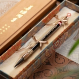 善琏湖笔 Безленточная фиолетовая щетка для волос Bodhi Специальный набор для начинающих Четыре сокровища учебы и волчья шерсть Мягкая ручка Ручка для каллиграфии Китайская живопись Знакомство с ручкой Lake Ручка для бега Профессиональный уровень Средний Обычный сценарий