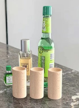 圆形扩香木家用无火香薰精油卧室内持久花露水驱蚊车载香氛挥发木