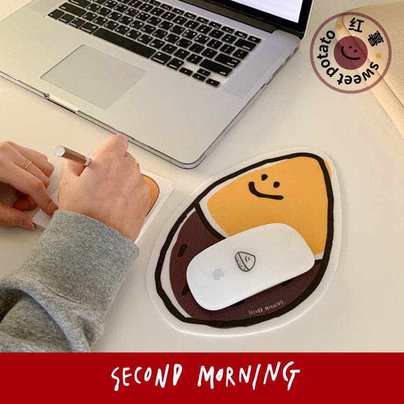 幸会潮玩 Second Morning 鼠标垫可爱柠檬办公防滑异形垫桌垫灵敏,淘宝优惠券,粉丝福利购,淘宝优惠卷
