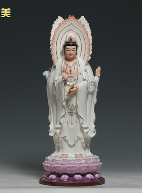 微美陶瓷16至26寸三面观音佛像