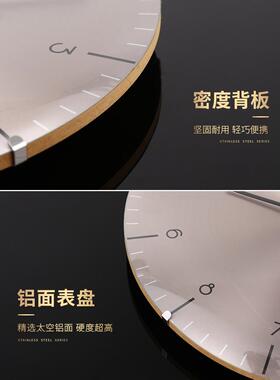 简约大气挂墙网红轻奢挂钟艺术2025新款创意客厅现代高级感时钟表