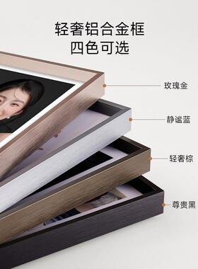 定制婚纱照相框挂墙打印照片加水晶相片放大结婚照全家福相册制作