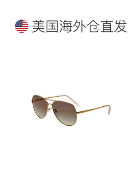 自营Tory Burch Women's 60mm Yellow Gold Sunglasses - yellow