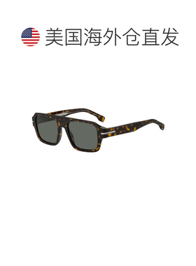 自营hugo bossBOSS 1595/S 0086 O7深色哈瓦那/绿色-深色哈瓦那
