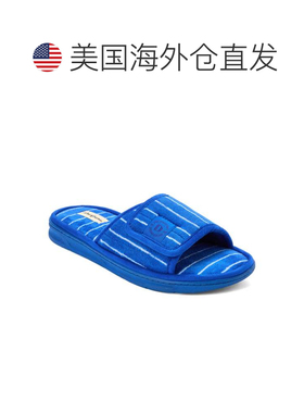 自营Dearfoams Men's Collin Terry Adjustable Shower Slide Hou