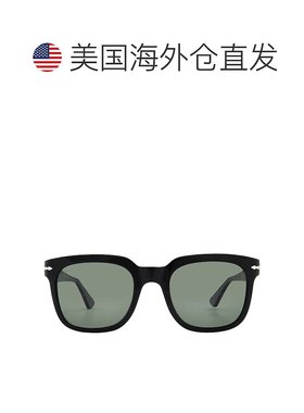 自营Persol Polarized Green Square Unisex Sunglasses PO3323S