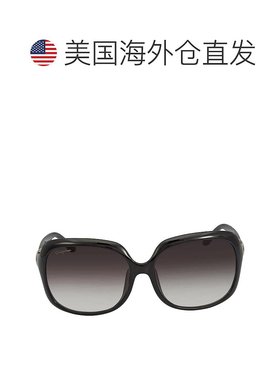 自营Salvatore Ferragamo Grey Gradient Square Ladies Sunglass