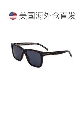 自营Hugo Boss Men's Havana 55mm Sunglasses - havana 美国奥莱