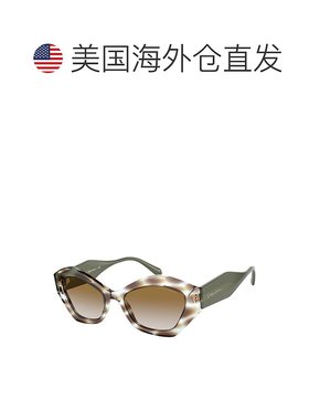 自营Giorgio Armani醋酸酯女式太阳镜-绿色 美国奥莱直发