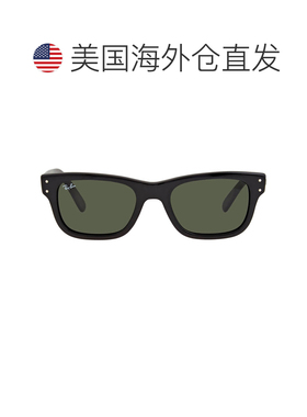 自营ray-banRay Ban Burbank Green Rectangular Men's Sunglasse
