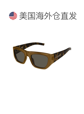自营saint laurentSL740 004 Black/Havana/Dark Grey - transpar