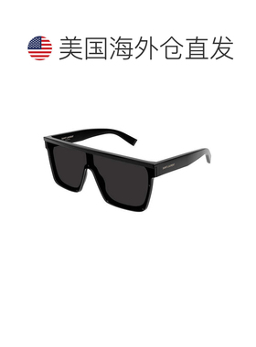 自营saint laurent，镜框和镜片-黑色 美国奥莱直发