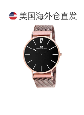 自营Oceanaut Men's Magnete Black Round 41mm - black 美国奥莱
