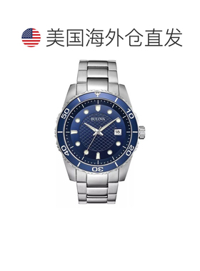 自营Bulova Men's Classic Blue Dial Watch - blue 美国奥莱直发
