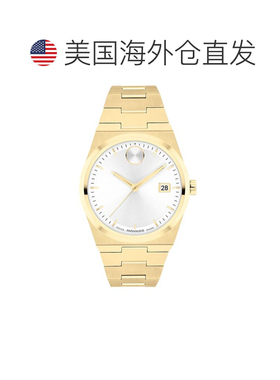 自营Movado Men's Bold Quest White Dial Watch - white 美国奥