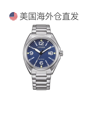 自营Citizen Men's Classic 40mm Solar Powered Quartz Eco-Driv