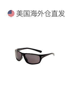 自营Nike Men's 64 mm Black Sunglasses - black 美国奥莱直发