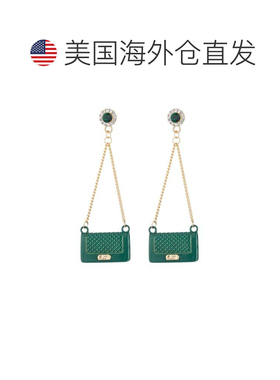 自营 eye candyElla 钱包耳环 绿色 多饰品 美国奥莱直发耳坠