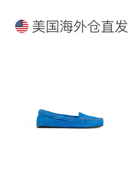 自营The Row Calfskin Women's Moccassin - blue 美国奥莱直发