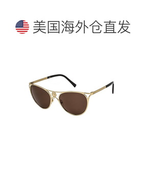 自营Versace Women's VE2237 57mm Sunglasses - yellow 美国奥莱